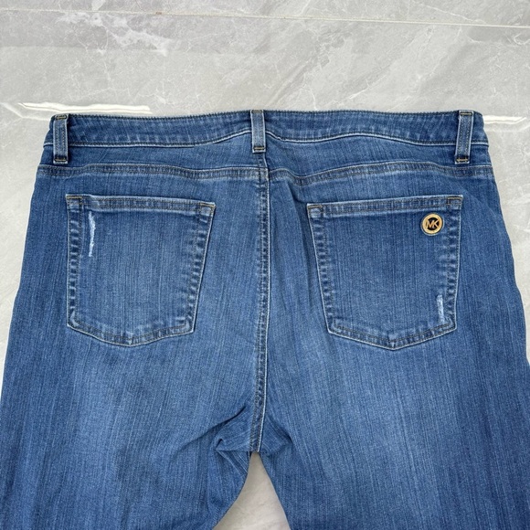 Women’s Michael Kors Dillion Relaxed Distressed Jeans Size 12 - Picture 12 of 16